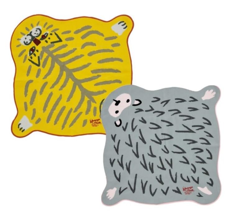 

Insulated Sticky Cloth Set (Tiger & Hedgehog) by Momonga. Perfect for keeping food cool and warm. Also suitable for bottles, tablets, and laptops.
