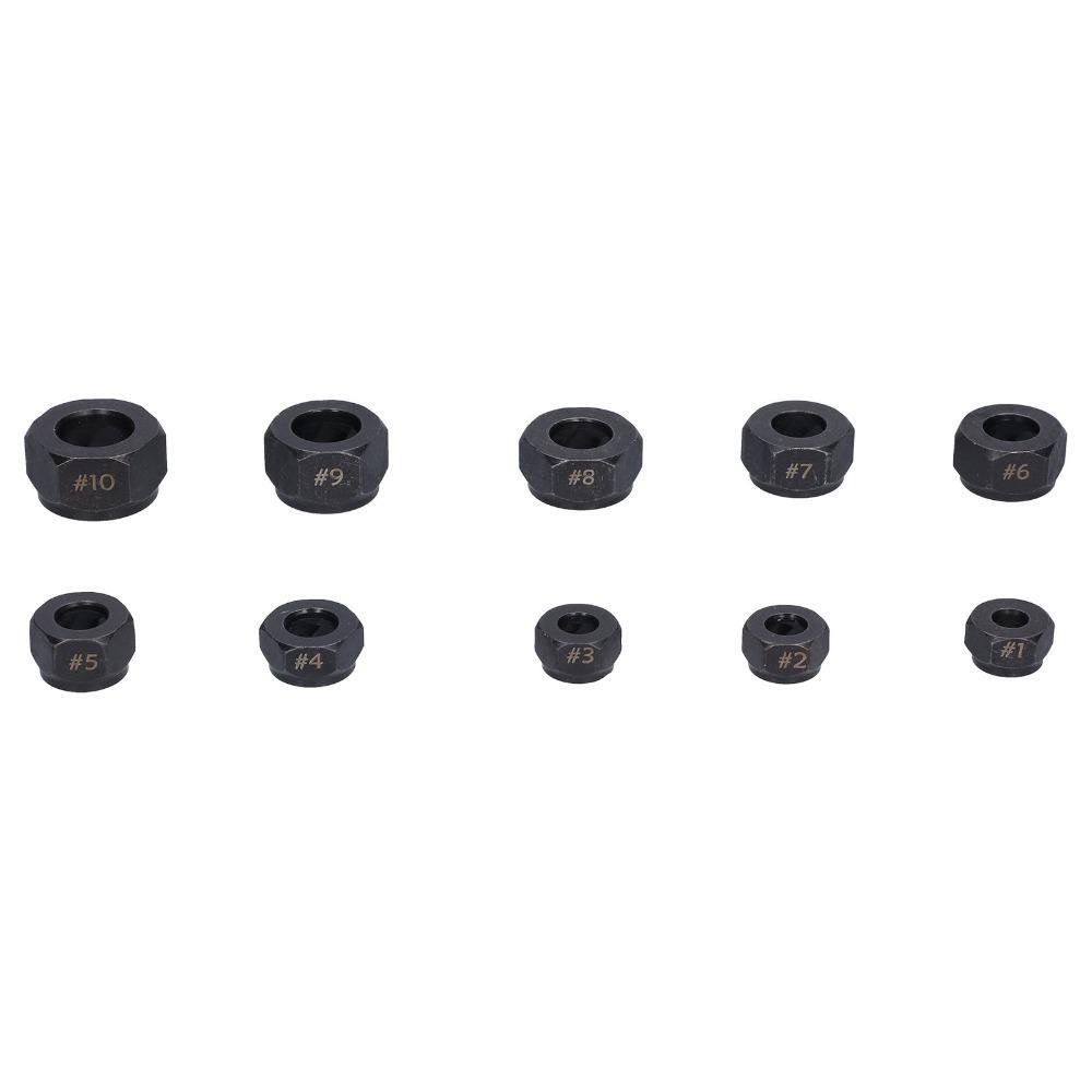 

10 PCS 9-19mm Nut Remover Set Socket Socket Wrenches Tool Industrial Disassembling