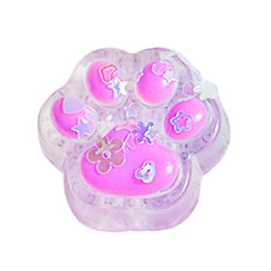 3Pcs Mini Cat Paw Squeeze Toy Stress Relief Kitten Paw Pinch Sensory Toy