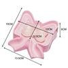 Creative Large Bow Shape Soap Holder Box Cute Sweet Plastic Drain Container Storage Dish Sink Household Bathroom Accessories