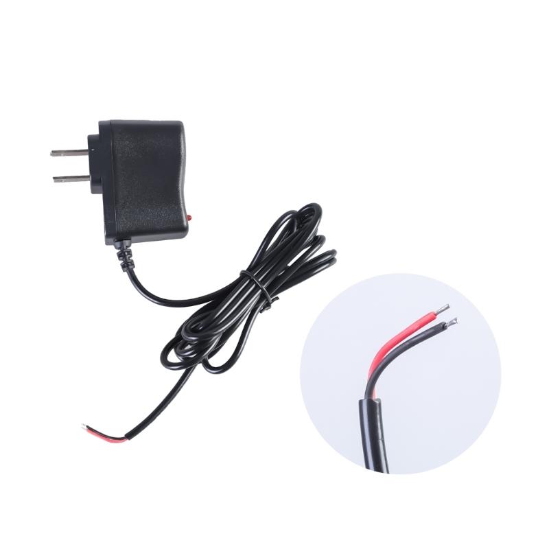 Universelles 3V 1A/2A Netzteil 100~240V Eingang für Fernbedienungen Instrumentenwerkzeug 2-poliger Flachstecker mit Löchern