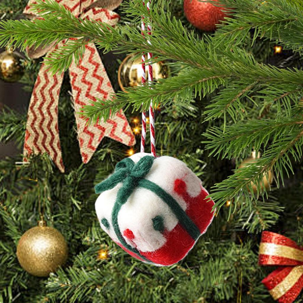 Weihnachtsfilzschmuck Tragbar Wiederverwendbar Festlich Weicher Anhänger Filz Weihnachtsdeko Für Familie Freunde Kinder Feiertagszusammenkunft