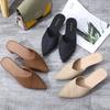 Fashion Women'S Summer Pointed Toe Sandals Low Heeled Sandals Women'S Summer Casual Fashion Sandals Anti-Odor And Non-Slip