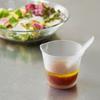 H Concept H Tag Dressing Homemade Dressing Measuring Measuring for Making Sauces Maker, Cup, Cup, Spoon, (Gray)
