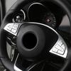 Bilrattknappskydd Dekaler Trim Passar För Mercedes Benz C W205 GLC X253 V-klass Vito W447 Biltillbehör
