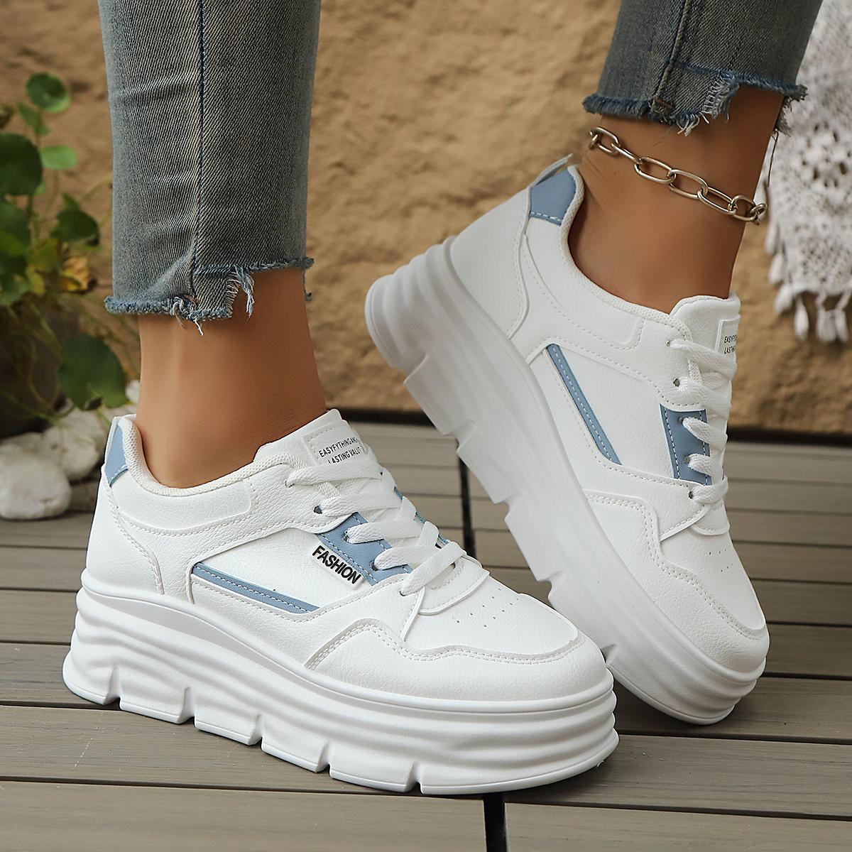 

Модные женские низкие кроссовки 2025 Новые Толстая подошва Повседневная Дизайнерская обувь Женская Студенческая Мода На все случаи жизни Удобные Кроссовки Женские 43