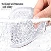 Transparent Gel Forefoot Pad for Women's Flats - Non-Slip, Height Boost, and Pressure Relief