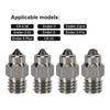 New MY Hardened Steel MK8 Nozzle For Creality CR6 SE Bimetal Nozzles DLC Hard Steel 3D Printer Nozzles For Ender 3 S1 5 Pro CR10