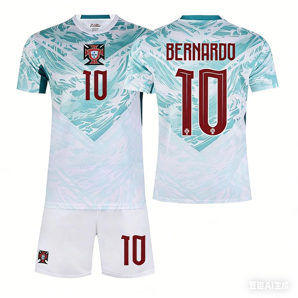 World Cup Portugal Away Football Jersey No. 7 Short-Sleeved Jersey, Team Jersey