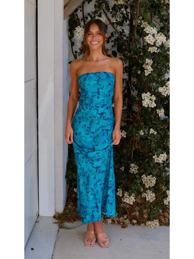 European & American 2025 Spring/Summer Satin Backless Tube Dress for Women.