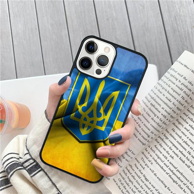 

U-kraine Flag Coque Shell For iPhone 17 Air 15 16 14 13 12 Pro Max 11 Pro Max Plus Phone Case Cover iPhone 11pro max