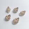 New Realistic 100Pcs/Bag 26*18MM 3D Mini Ocean Themed Conch Ornaments Beach Theme Conch Figures for Tables Desks Home Decor