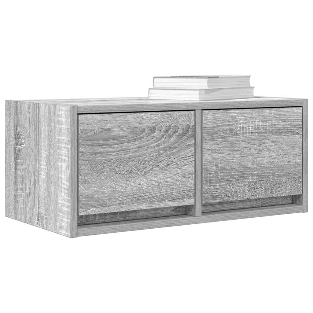 TV Cabinets 2 pcs Grey Sonoma 60 x 31 x 25.5 cm Particleboard