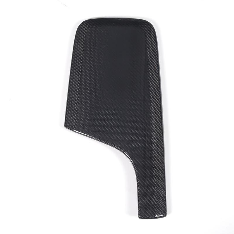 Real carbon fiber For Porsche Taycan 2019-2025 Car Center Console Armrest Box Protective Cover decorative Interior Accessories