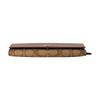 COACH Trifold Wallet 17 Horizontal Printed Fold Coated Canvas Leather Clutch Wallet Women's Brown