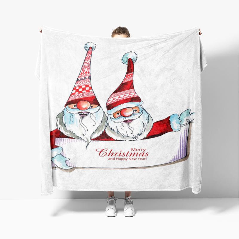 Dekoracja domu pluszowy koc Sofa koc Narzuta łóżko puszyste miękkie koce wystrój Kratka Nowoczesny Halloween Wesołych Świąt zima