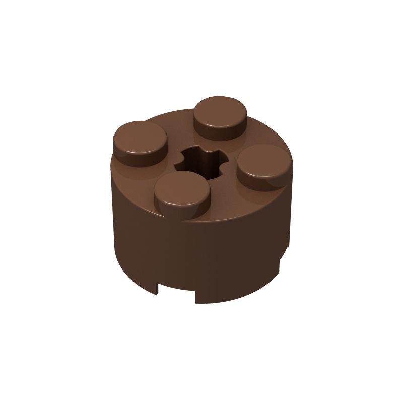95pcs Cylinder 2x2 Round Brick with Axle Hole Building Blocks Accessories  DIY Parts Compatible with  Bricks  6143 3941