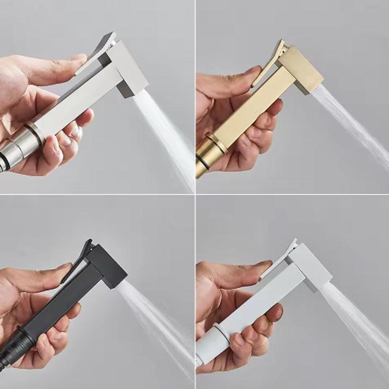 Bateria bidetowa do łazienki, kran mosiężny, bateria umywalkowa, pojedyncza, zimna woda, natrysk prysznicowy, głowica prysznicowa, kran, baterie toaletowe, uchwyt toalety, dysza