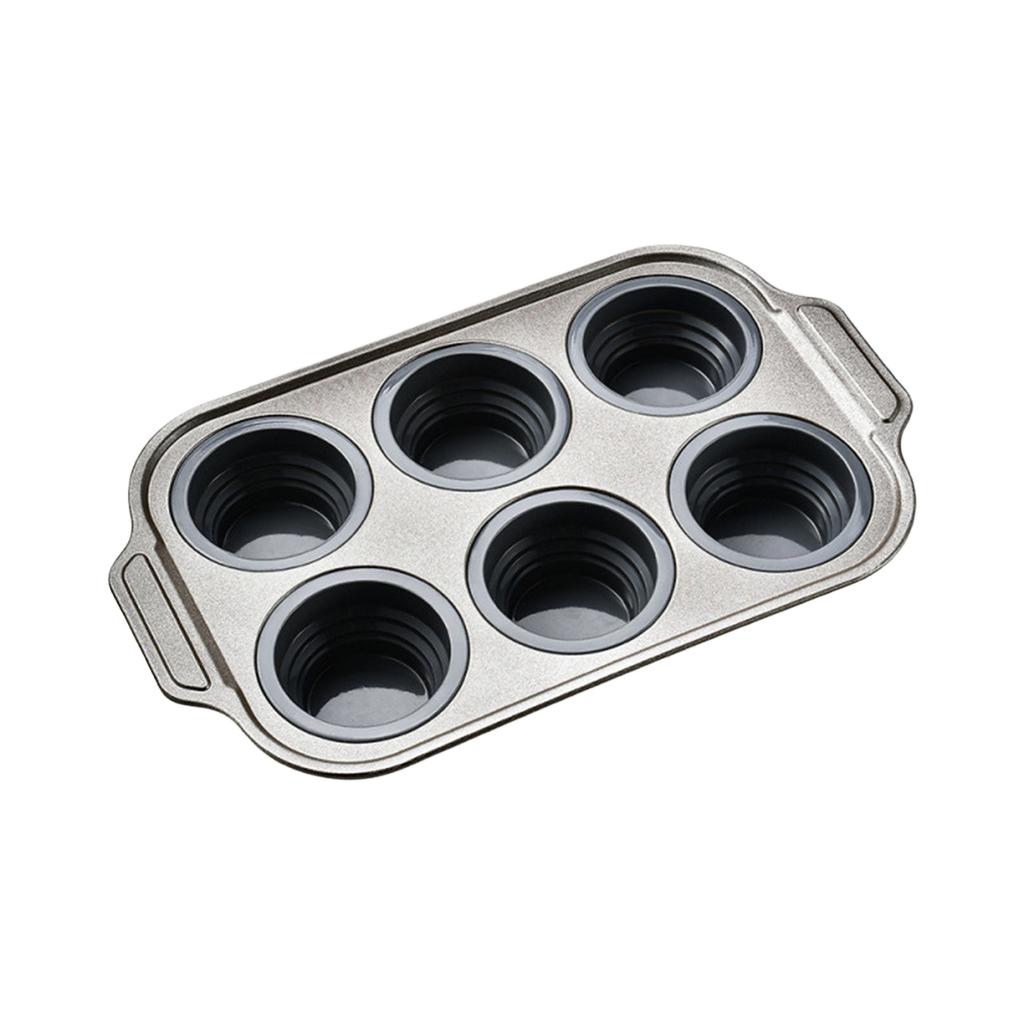 Press  Type Easy Demolding Foldable Baking Silicone Cake Mold