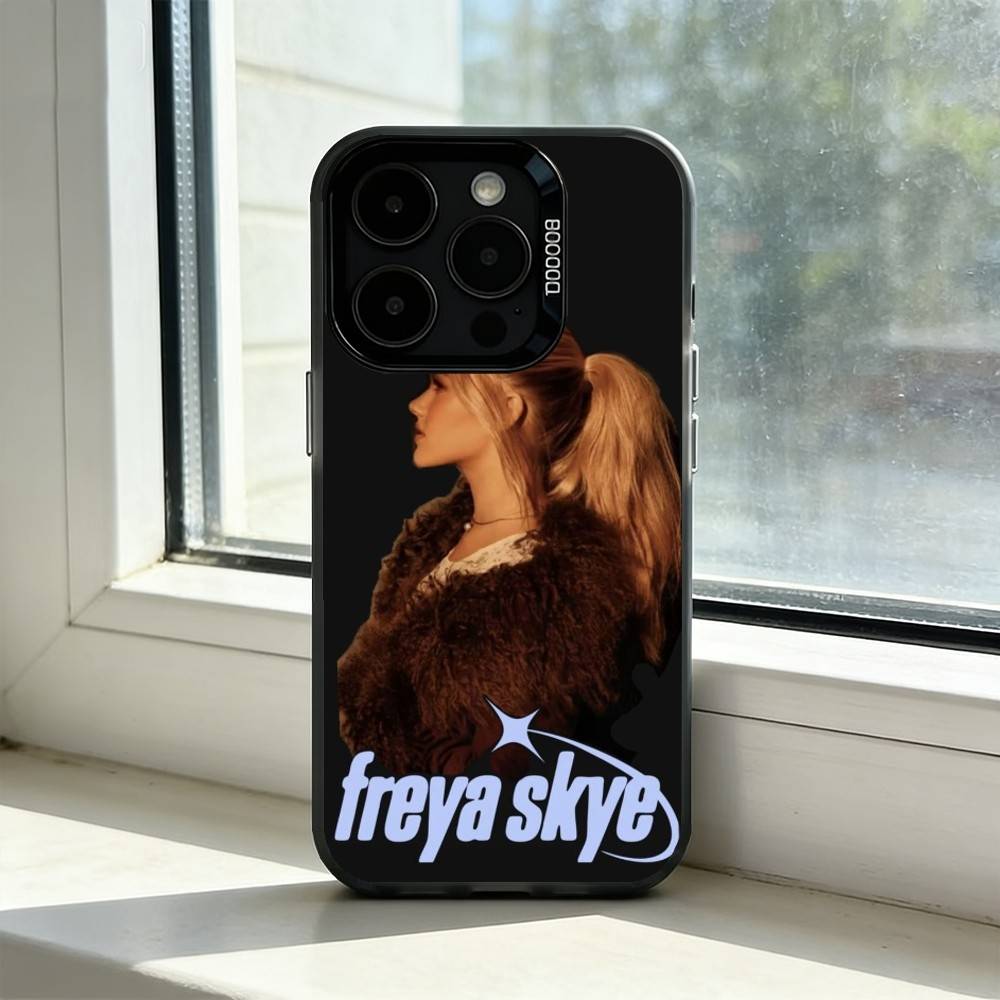 

Freya S-Skye Singer Phone Case For iPhone 17,16,15,14,13,12,11 Plus,Pro Max,XS,Colorful Silver Phone case Funda Cover iPhone14ProMax
