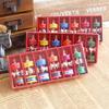 Christmas Wooden Carousel Horse Miniature Ornaments Christmas Tree Hanging Pendants New Year Gift Toy For Kid Home Party Decor