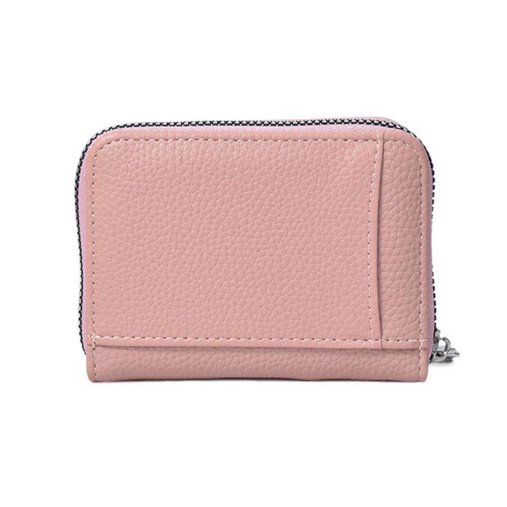 PU Short Wallet Solid Color Women Coin Purses Fashion Leather Card Holder  Outdoor