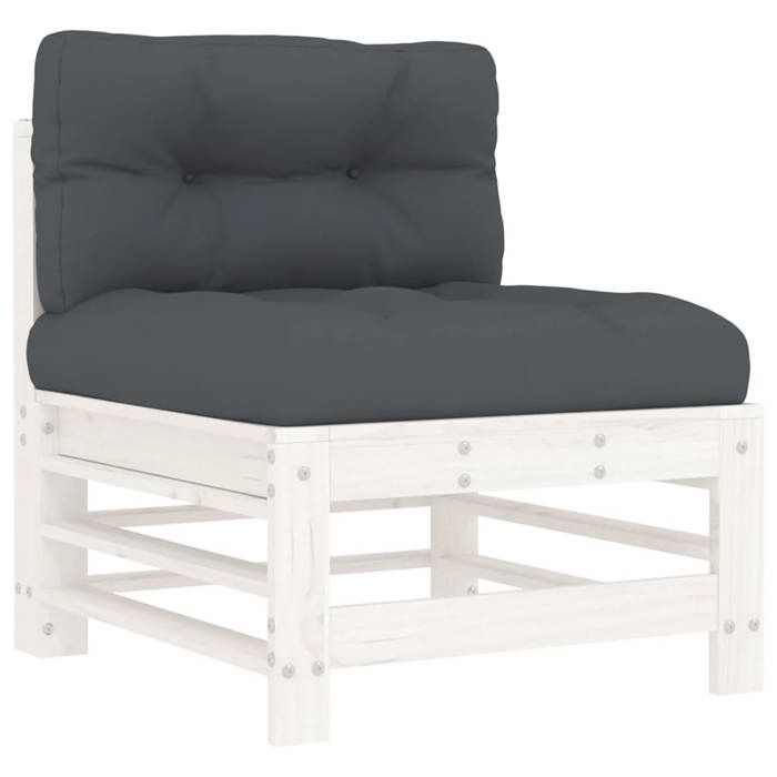 Garden Lounge - Maison Exclusive - 6 Pieces - Solid Pine Wood - Anthracite Cushions