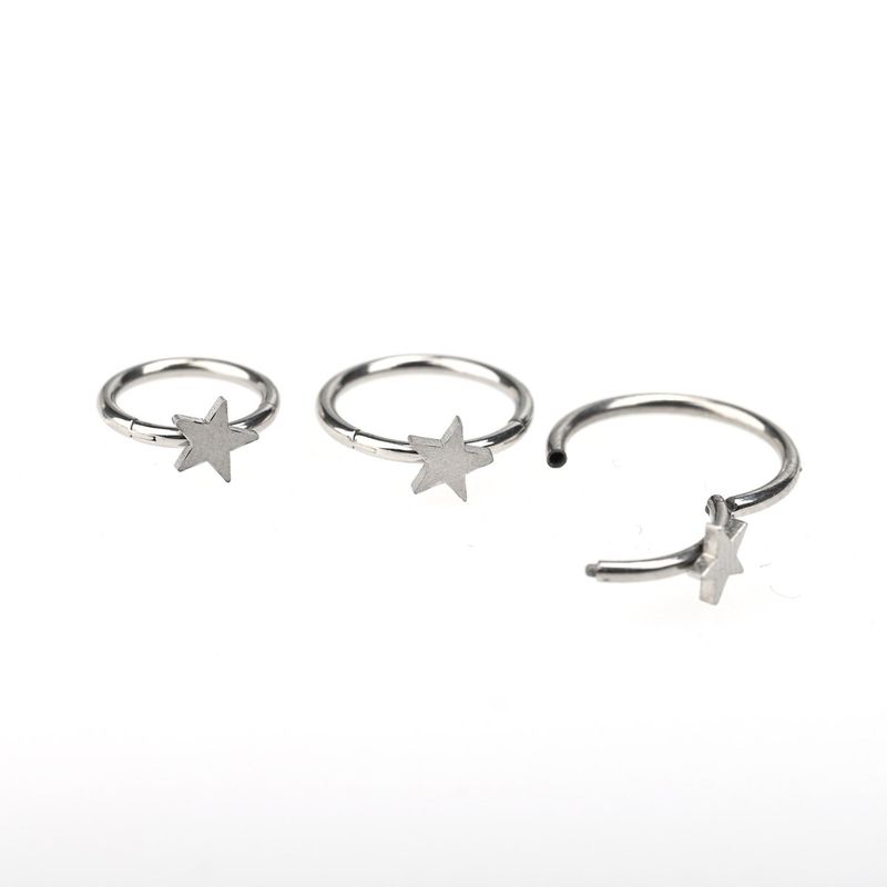 Raccon Raccoon XINGX Seamless Ring Titanium Steel Lip Ring Buckle Ear Bone Stud Fashion Sexy Ins Piercing Jewelry