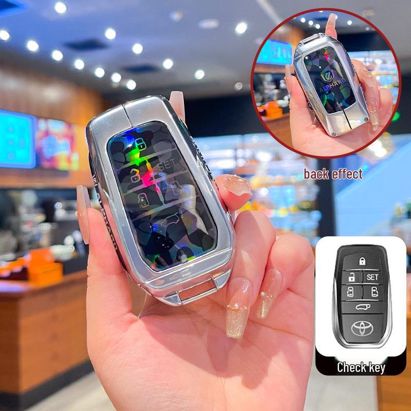 Toyota Sienna Key Case: Compatible with 24 Models, Granvia, Alphard, Vellfire Metal Shell Buckle