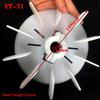 Plastic Motor Fan Blade Adjustable Motor Cooling Fan Impeller Motor Fan Vane High Temperature For Hydraulic Motor Accessories