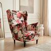 Ohrensessel Ari Spring Print mit Muster im skandinavischen Stil – Family Meble