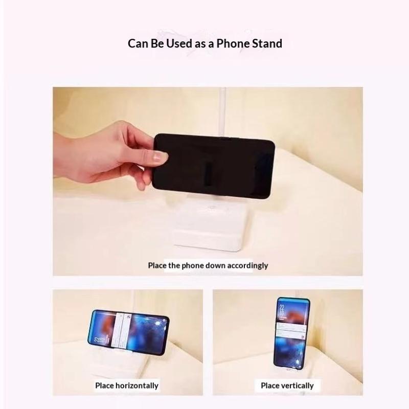 Rechargeable Led Eye Care Desk Lamp With 3 Color Modes Dimmable Phone Stand For Home Office Reading Working