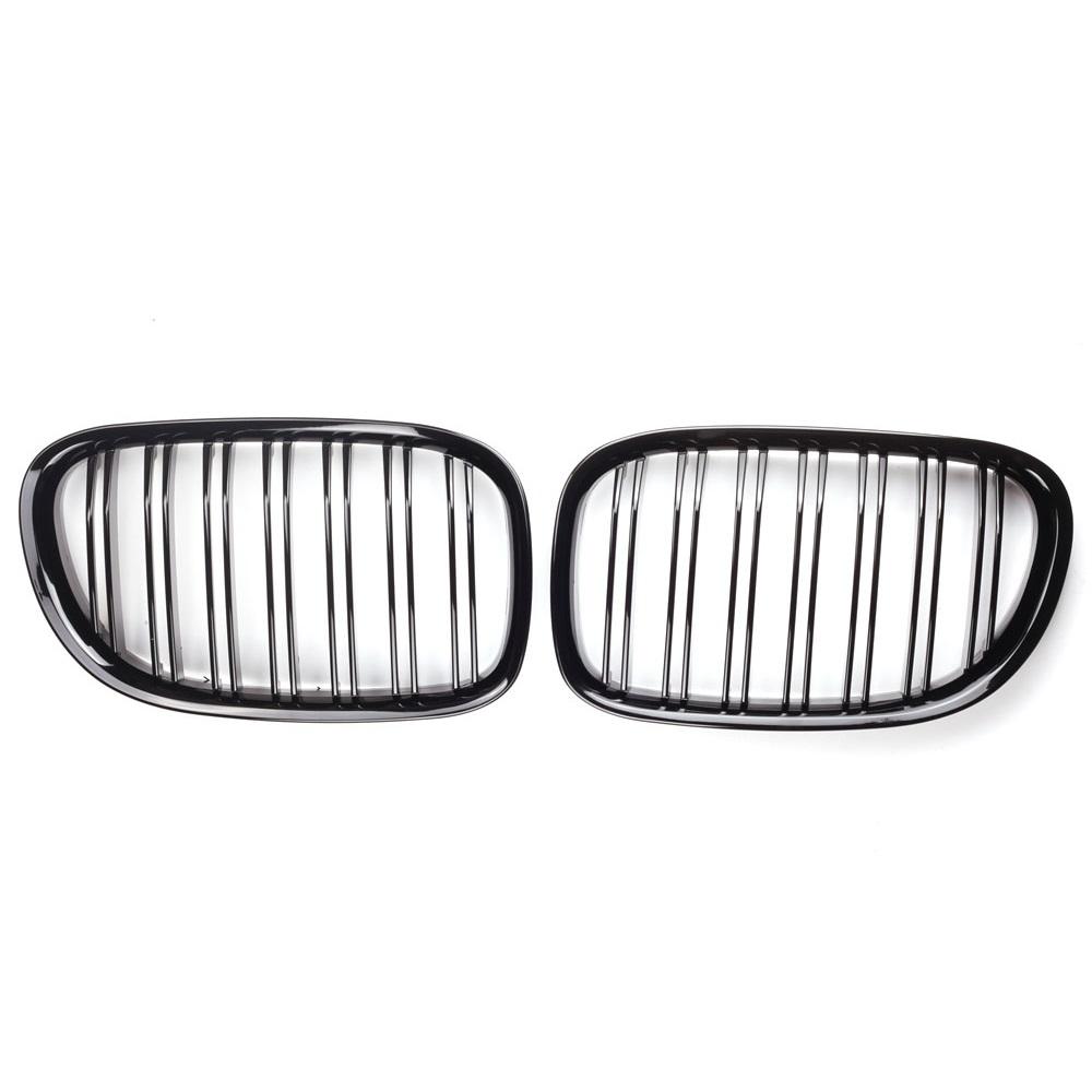 

Pulleco A Pair Car Front Kidney Grille Grills Glossy Black For BMW F01 F02 F03 F04 740i 750i 7 Series 2009-2016 Auto Accessories