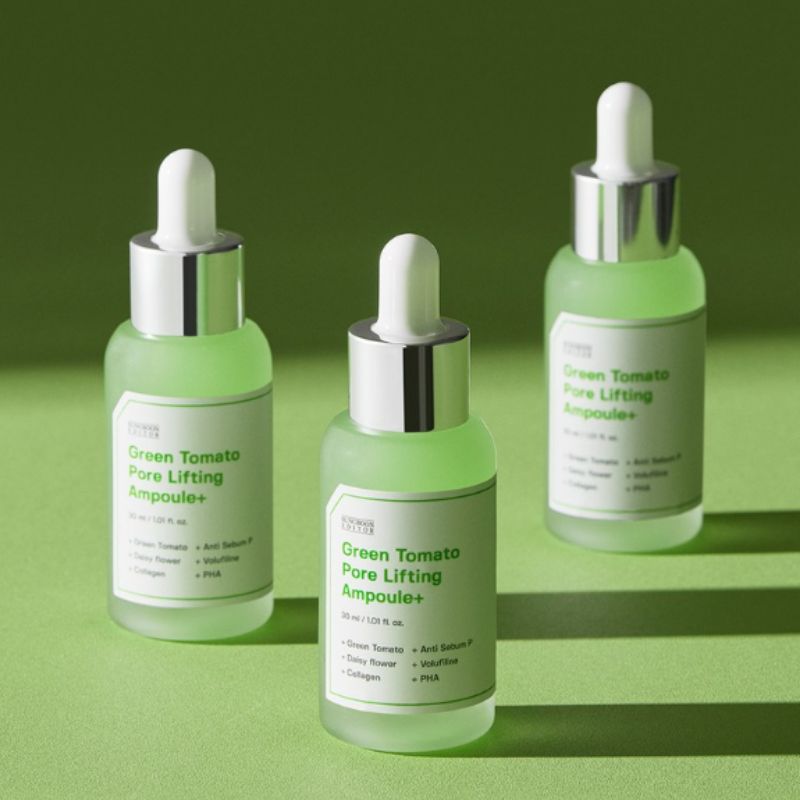 SUNGBOON EDITOR Green Tomato Hyaluronic Pore Minimizing Ampoule 30ml x2