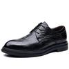 New men's formal leather shoes men's business leather shoes leather single shoes office commuter wedding shoes