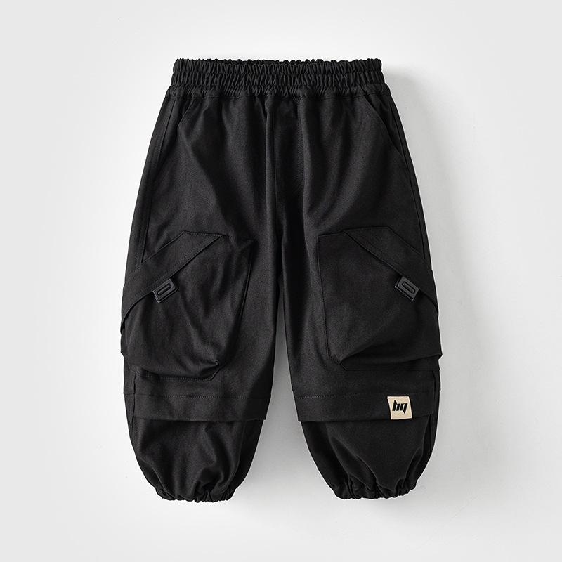 Boys' Cargo Pants - Casual Outdoor Children's Loose Long Pants