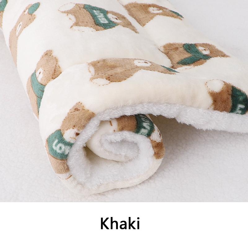 

Милый модный коврик для домашних животных, утепленный осенне-зимний теплый коврик, универсальное одеяло для кошек и собак, нескользящая подушка M