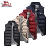 Embroidered High-end Cotton Vest Jacket, Men's Autumn/Winter Fashion Casual Comfortable Sleeveless Jacket