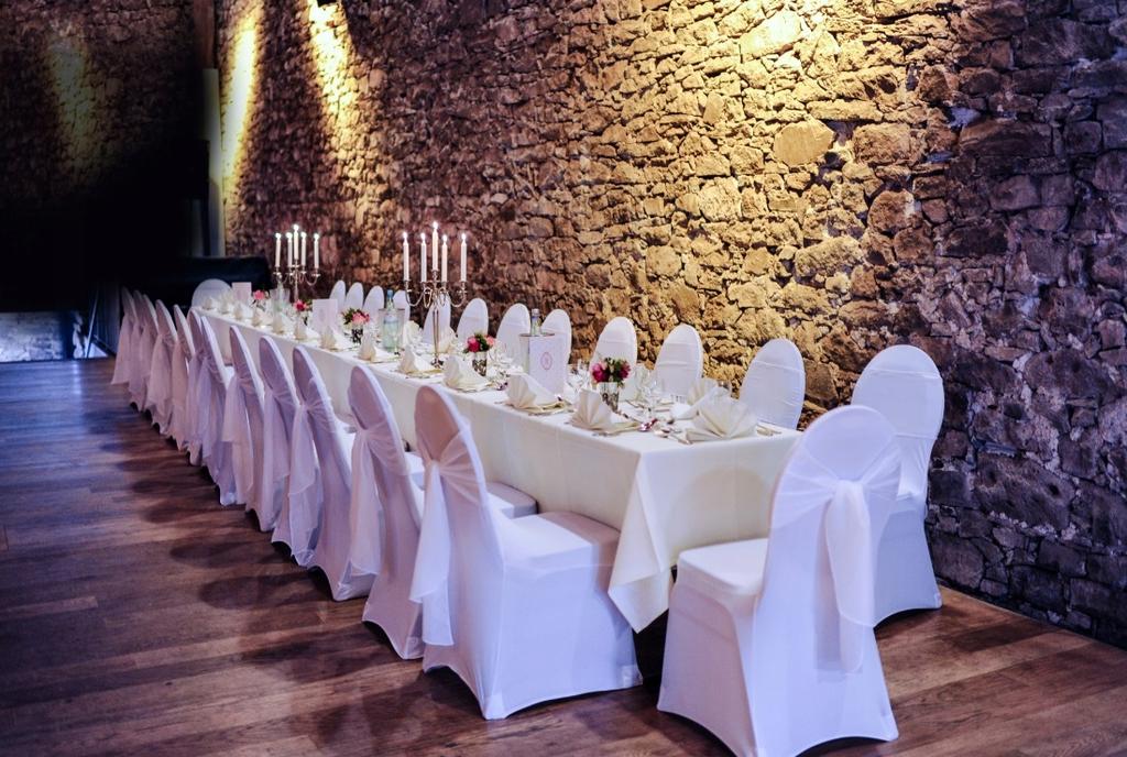 Banquet Chair Cover White Premium Top