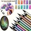 12pcs Shining Metal Colored Pencil Set - High Quality Art Supplies for Sketching and Drawing - Vibrant, Blended Colors