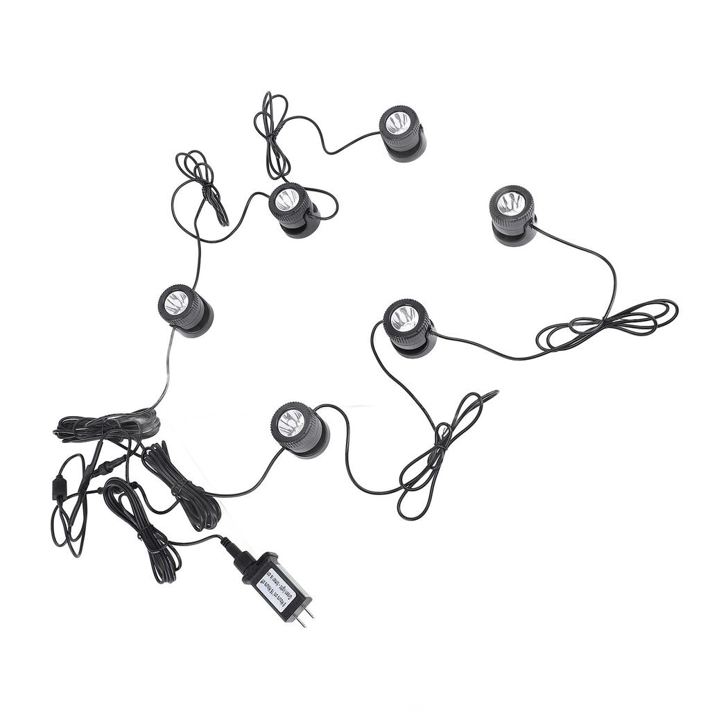 RGB Pond Lights with Timer LED Submersible Underwater Colorful Landscape Spotlight Remote Control