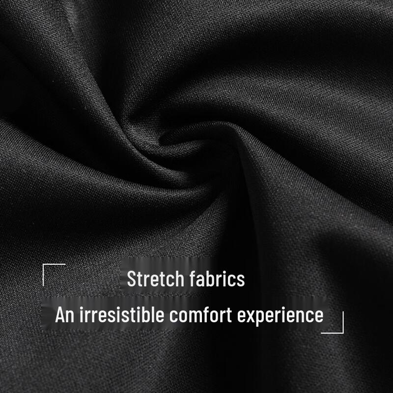 ROMON Men's Ice Silk Straight-Leg Casual Pants