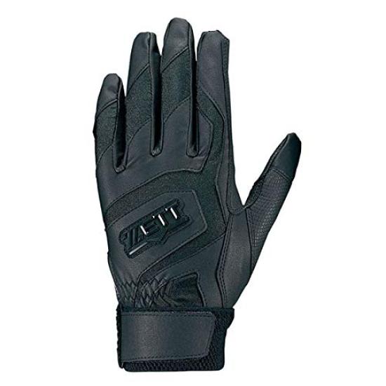ZETT Batting High School Rules White Size M BG578HS Black Gloves, Hands-Free, Compatible, (1100), (24-25cm), (1900), (Hands-Free/L (26-27cm))