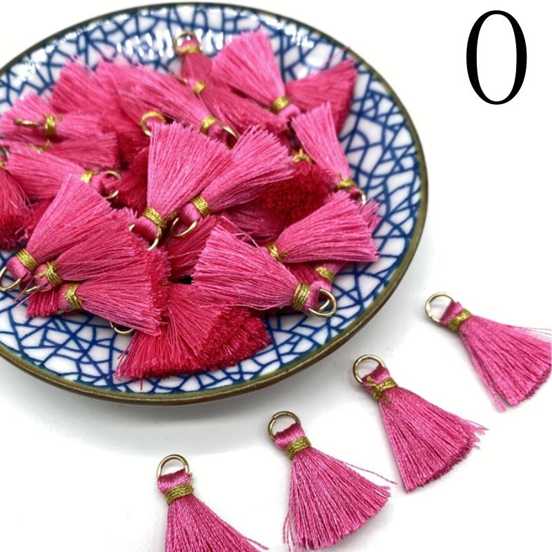 100-10pcs Polyester Trim Fringe Tassel Sewing Curtains Accessories DIY Keychain Cellphone Straps Pendant Tassels Jewelry Making