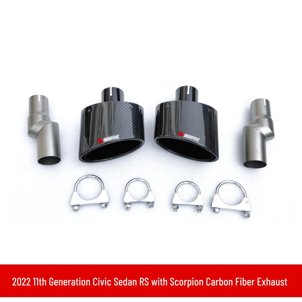 Rear Lip, Rear Bumper, Side Skirts, Rear Wing, and Front Splitter for 2022 11th Gen Civic Sedan (Action Edition).