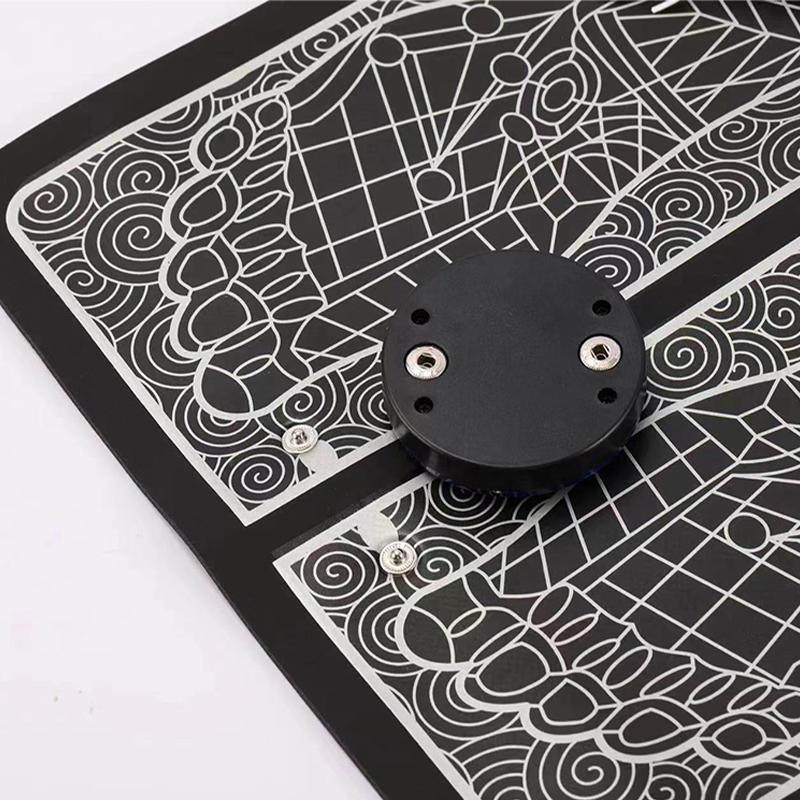 Electric EMS Foot Massager Pad Foot Massage Mat USB Charge LED Digital Display Acupoint Massager