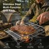 Handheld Outdoor Toast Toaster Rack Foldable Bread Rack Toast Bread Grill Rack  Meat Skewers