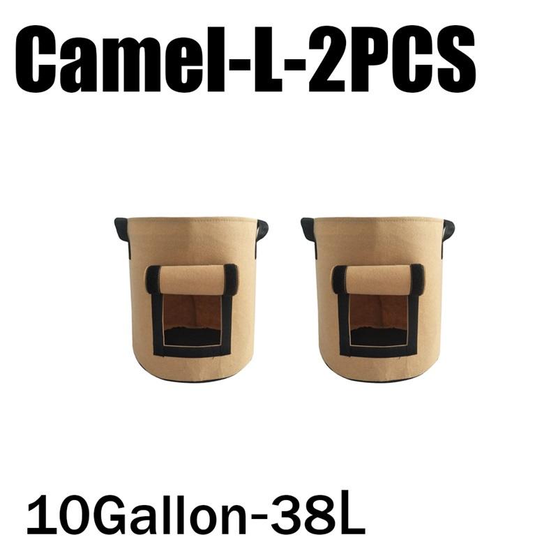 3Styles Felt Plant Grow Bags Nonwoven Fabric Garden Potato Pot Greenhouse Vegetable Growing Bags Moisturizing Vertical Tools