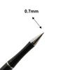 Maydahui Stylish Rainbow Plush Diamond Ballpoint Pen Blue 6 Pieces Cute Fluffy Colorful Fire Element Christmas Easy To Write Cute Student Gift 0.5mm