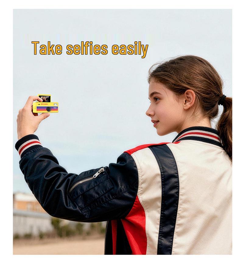 New Cross-Border Flip Screen Thumb Camera: Video Recorder for Students & Kids